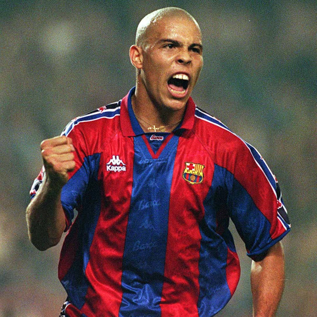 ronaldo nazario barcelona jersey front